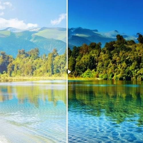 How polarised sunglasses work-before and after